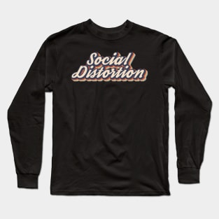 Social Distortion Retro Style Long Sleeve T-Shirt